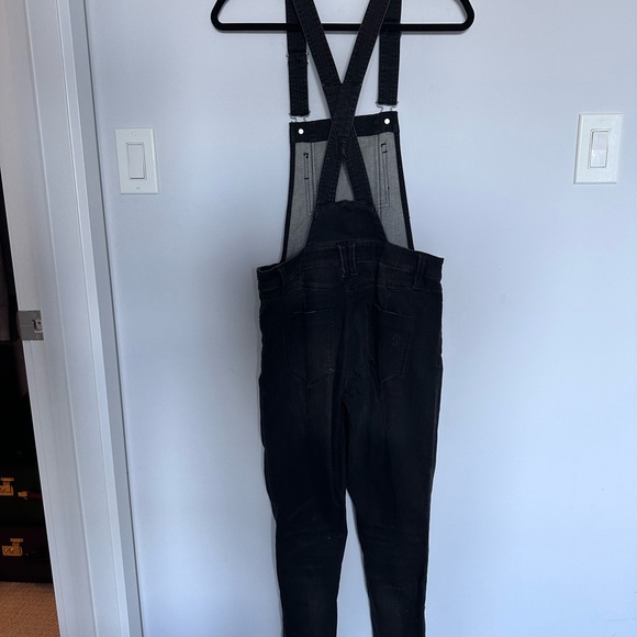 BEBE Denim Overalls - Picture 2 of 7